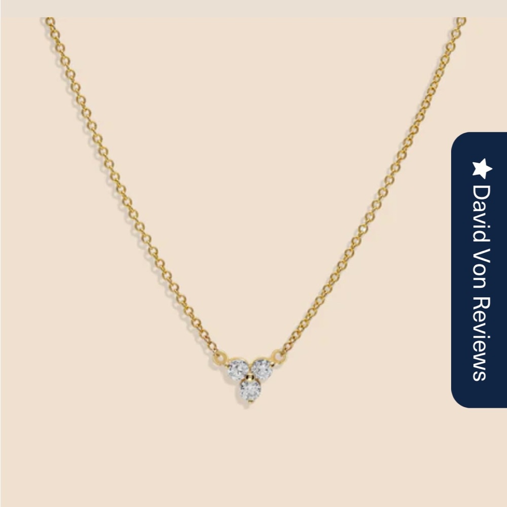 David Von Jewelry - Lotus Diamond Necklace